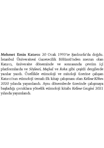 Mitolojide Aşk ve Ceza / Mehmet Emin Katırcı