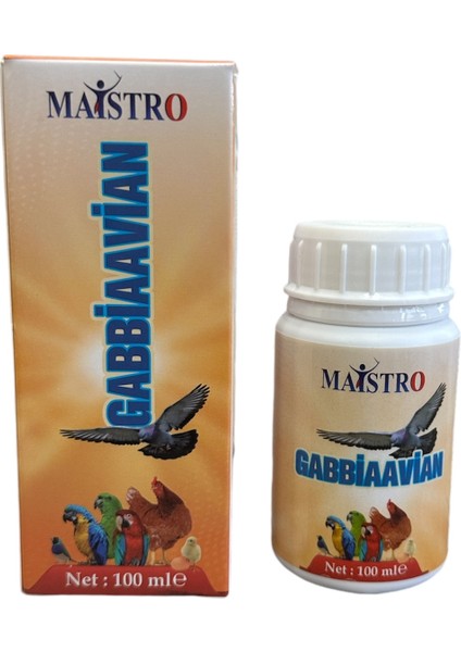 Gabbiaavian - 100 ml  Kanatlı Hayvanlar Için Multivitamin