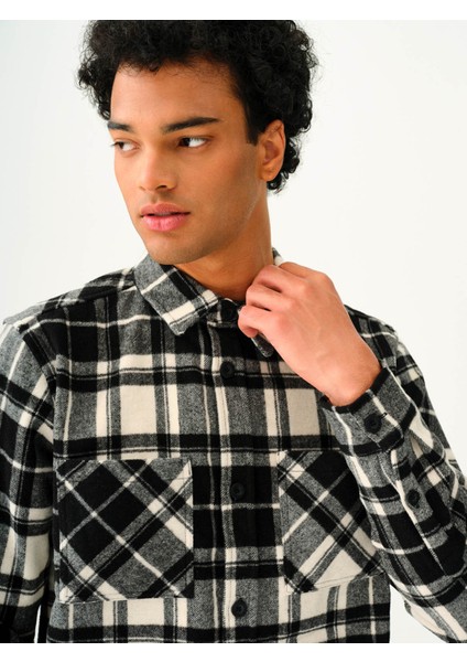 Erkek Gömlek Siyah LF2037386 fırsatları