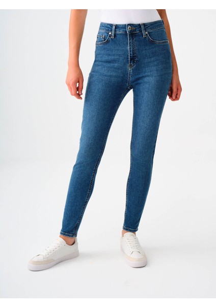 Kadın Jean Pantolon Mavi LF2037057 Natalıe fiyatları