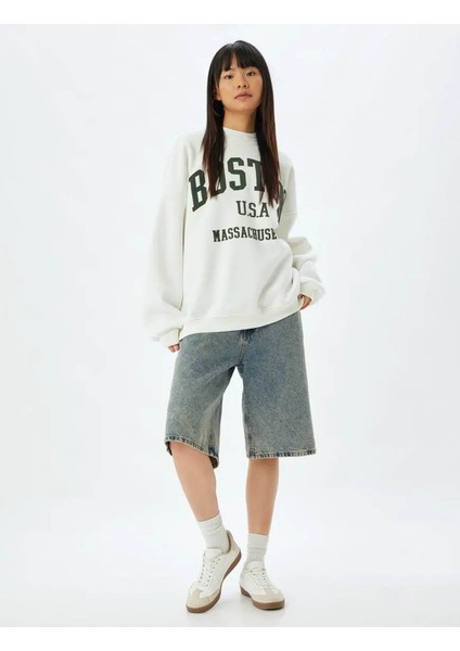 Kadın Sweatshirt Ekru 5WAL10170IK fiyatları
