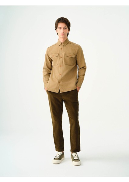 Erkek Gömlek Bej LF2036930 fiyatları