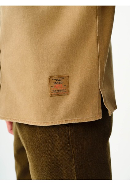 Erkek Gömlek Bej LF2036930 indirimleri