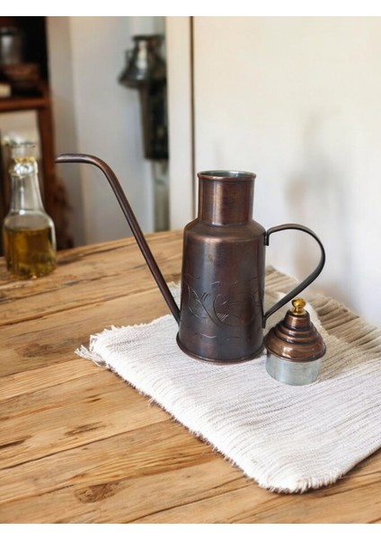 Bakır Yağdanlık, Yağ Şişesi