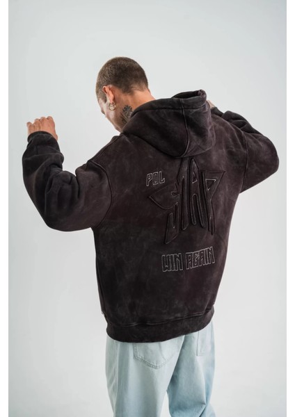 Nakış Işlemeli Oversize Sweatshirt