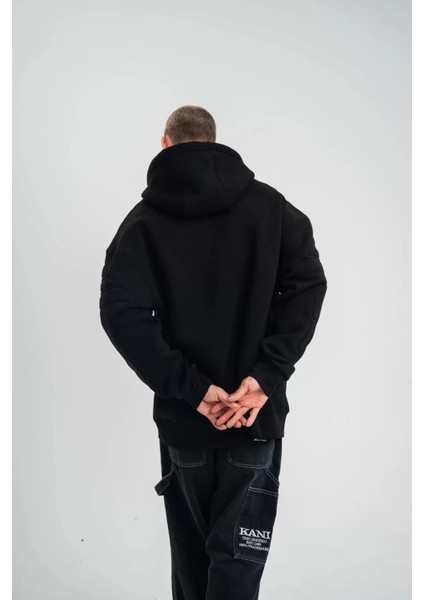 Kolları Nakış Işlemeli Oversize Sweatshirt