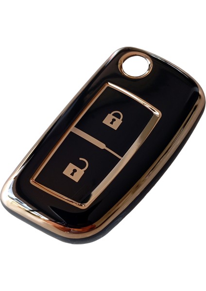 Nissan Qashqai Micra X-Trail Uyumlu Anahtar Kumanda Kılıfı Oto Anahtarlık Siyah Gold fiyatları