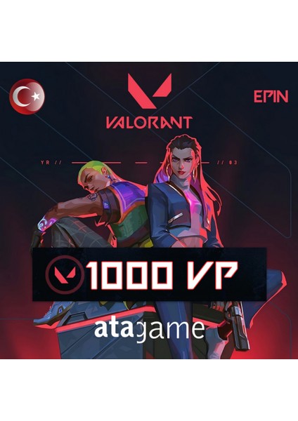 1000 Vp Valorant Point Tr