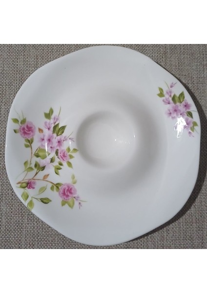 6'lı Porselen Yumurta Servis Tabağı