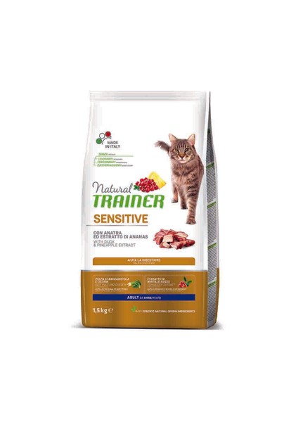 Natural Traıner Cat Sensıtıve Duck 1,5 kg 13