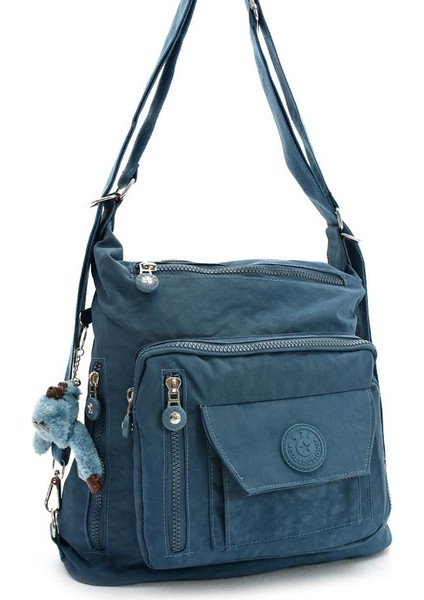 Ister Sırt Ister Omuz Ister Çapraz Askılı Fonksiyonel Kullanım Kadın Çantası 30*30 cm Büyük Boy
