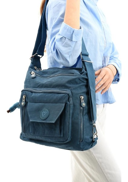 Ister Sırt Ister Omuz Ister Çapraz Askılı Fonksiyonel Kullanım Kadın Çantası 30*30 cm Büyük Boy fiyatları