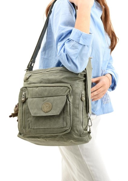 Ister Sırt Ister Omuz Ister Çapraz Askılı Fonksiyonel Kullanım Kadın Çantası 30*30 cm Büyük Boy fiyatları