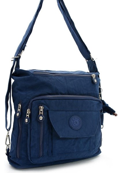 Ister Sırt Ister Omuz Ister Çapraz Askılı Fonksiyonel Kullanım Kadın Çantası 30*30 cm Büyük Boy