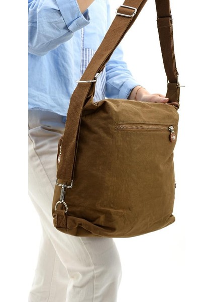 Ister Sırt Ister Omuz Ister Çapraz Askılı Fonksiyonel Kullanım Kadın Çantası 30*30 cm Büyük Boy modelleri