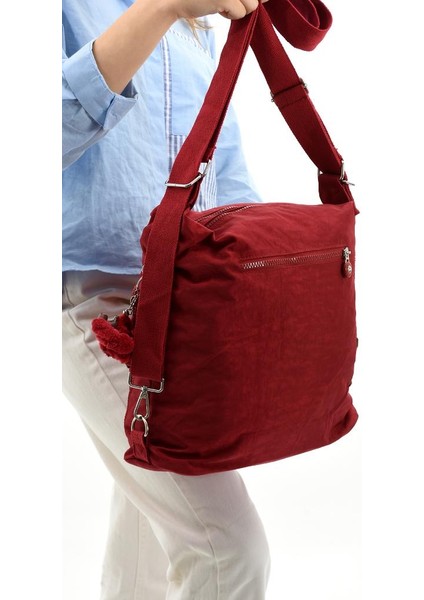 Ister Sırt Ister Omuz Ister Çapraz Askılı Fonksiyonel Kullanım Kadın Çantası 30*30 cm Büyük Boy modelleri