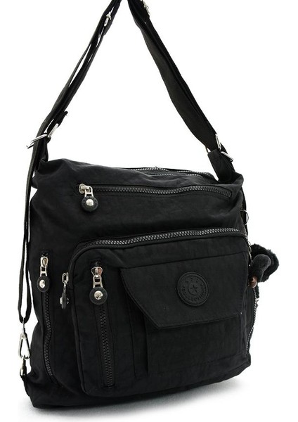 Ister Sırt Ister Omuz Ister Çapraz Askılı Fonksiyonel Kullanım Kadın Çantası 30*30 cm Büyük Boy