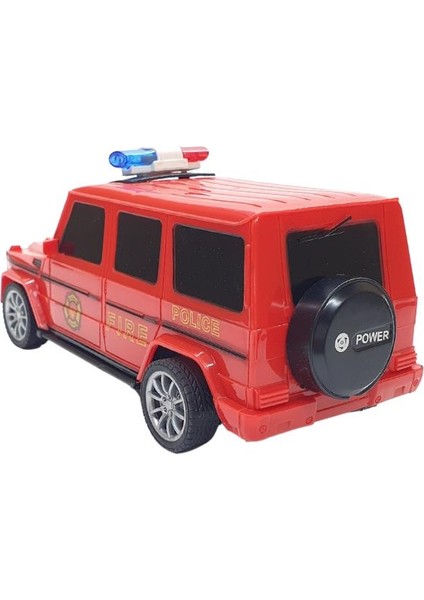 Uzaktan Kumandalı Mercedes Polis Jeep 1:20 Ölçek 18 cm Kırmızı - 13578-887 (Lisinya) modelleri