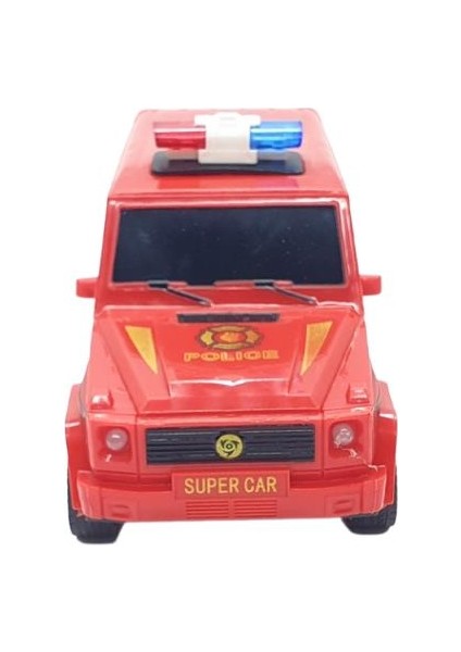 Uzaktan Kumandalı Mercedes Polis Jeep 1:20 Ölçek 18 cm Kırmızı - 13578-887 (Lisinya) indirimleri