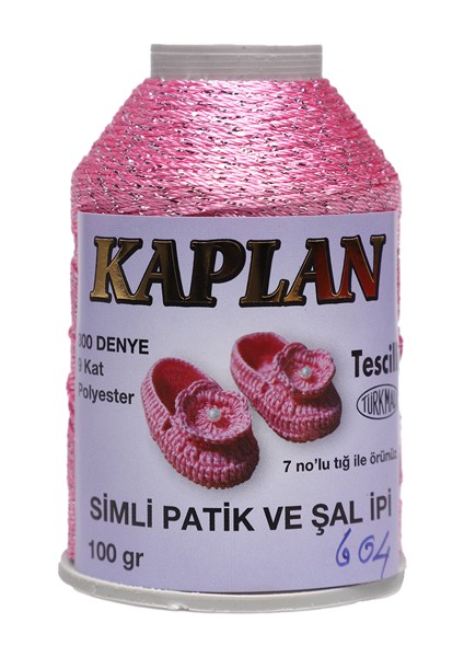 Simli Patik ve Şal Ipi 9 Kat 100 Gr. | 604