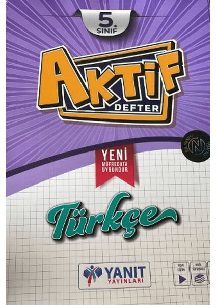 5. Sınıf Türkçe Aktif Defter