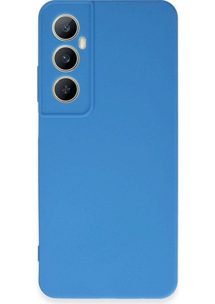 Realme C65 Kılıf First Silikon - Mavi 13