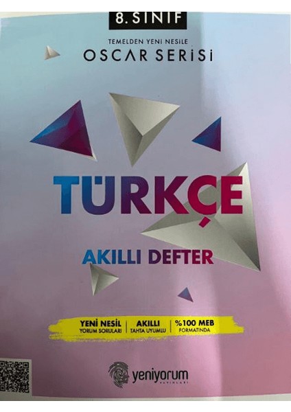 8. Sınıf Oscar Serisi Türkçe Akıllı Defter