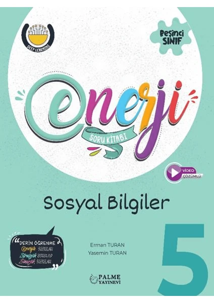 Palme Yayıncılık 5. Sınıf Enerji Sosyal Bilgiler Soru Kitabı