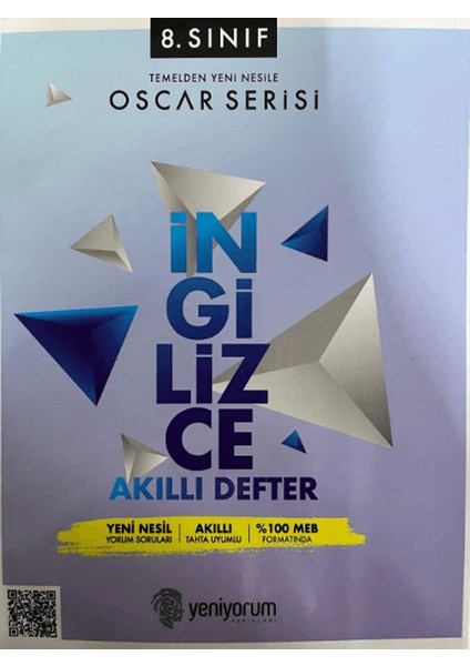 8. Sınıf Oscar Serisi İngilizce Akıllı Defter