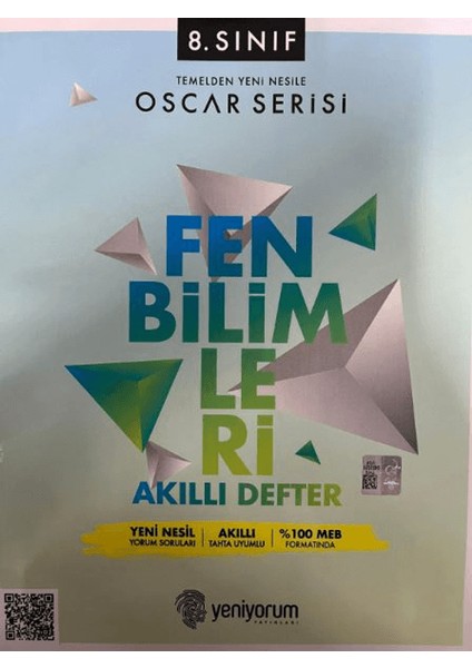 8. Sınıf Oscar Serisi Fen Bilimleri Akıllı Defter