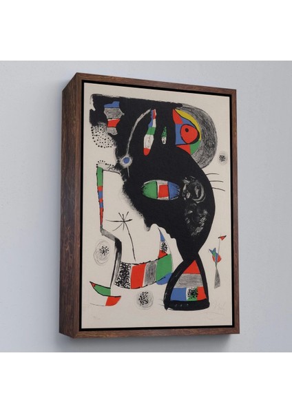 Teknoo- Çerçeveli Joan Miro - 42 Rue Blomet TABLO-8048 fiyatları