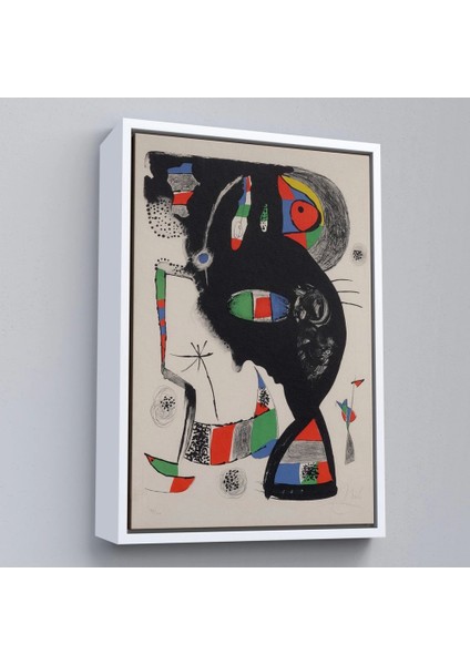 Teknoo- Çerçeveli Joan Miro - 42 Rue Blomet TABLO-8048 fırsatları