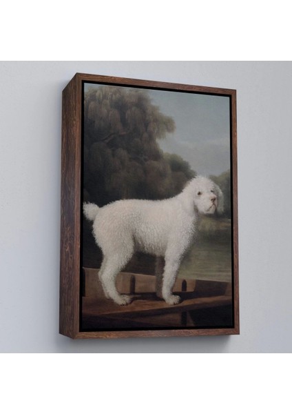 Çerçeveli George Stubbs Beyaz Kaniş TABLO-8034 fiyatları
