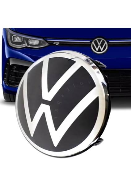 Golf 8 R 2021-2024 Model Arası Uyumlu Ön Panjur Radyatör Izgarası Arması Amblemi Logosu fiyatları