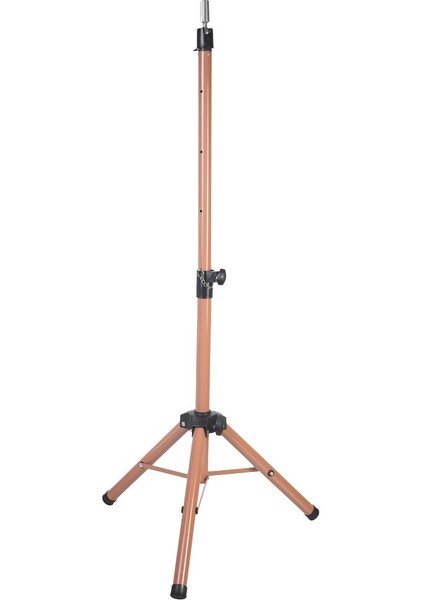 Özel Kuaför Eğitim Mankeni Için Metal Tripod / Sütlü Kahve + Taşıma Çantası