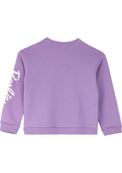 Baskılı Kadın Lila Sweatshırt BRB4WG-SWT6038 fiyatları