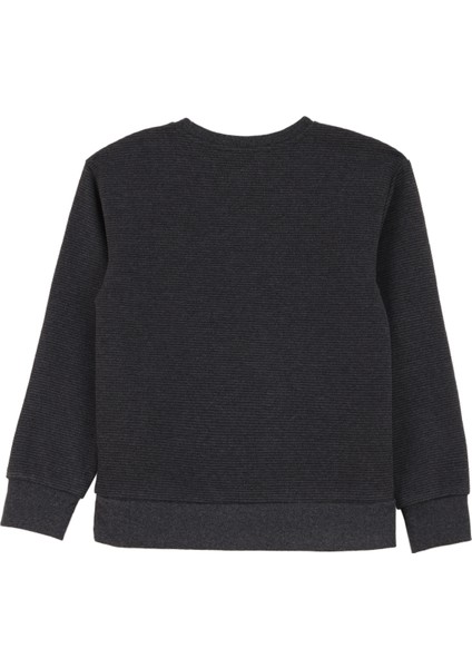 Düz Erkek Antrasit Melanj Sweatshırt J4WB-SWT7708 fiyatları