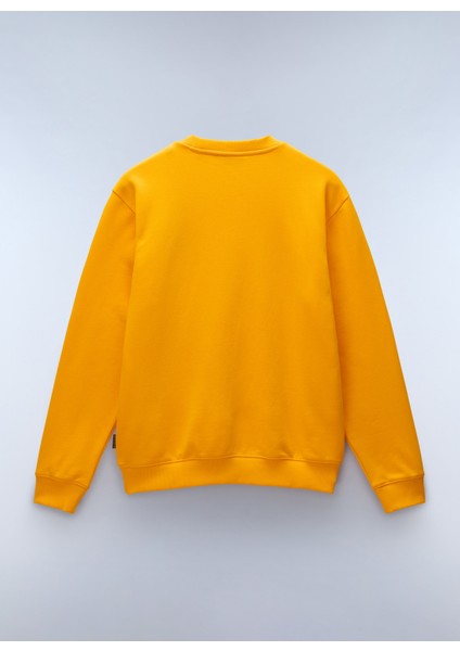 Turuncu Erkek Bisiklet Yaka Normal Kalıp Sweatshirt NP0A4I1AA671_B-BOX Logo C indirimleri