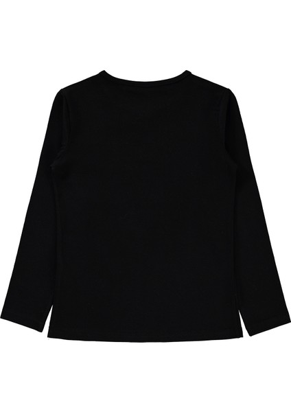 Kız Çocuk Sweatshirt 6-9 Yaş Siyah fiyatları