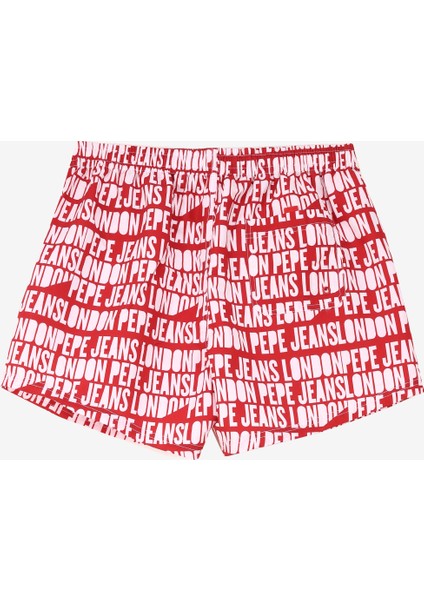 Kırmızı Erkek Şort Mayo PMB10384 257 Ao Logo Swımshort fiyatları