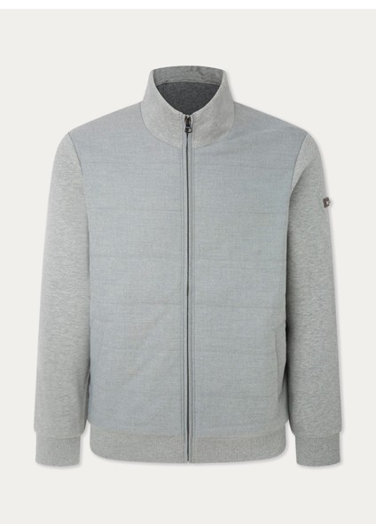 Slim Fit Gri Erkek Ceket HM581199