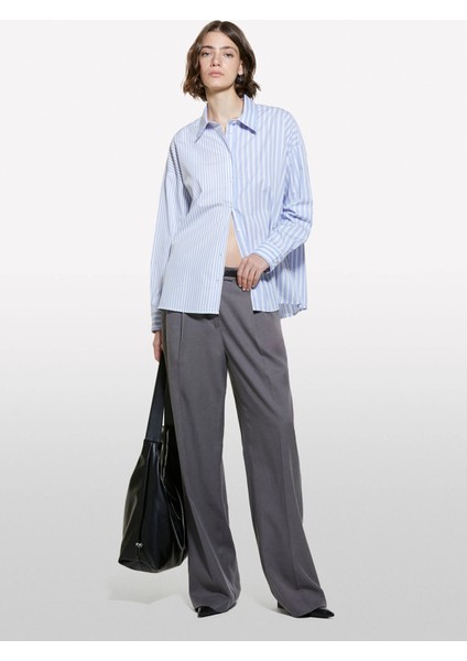 Normal Bel Füme Kadın Pantolon 4TKDLF05T