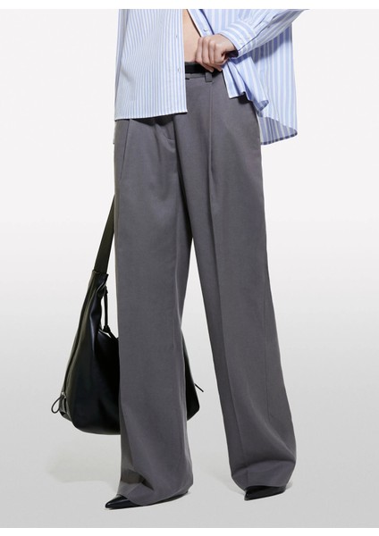 Normal Bel Füme Kadın Pantolon 4TKDLF05T modelleri