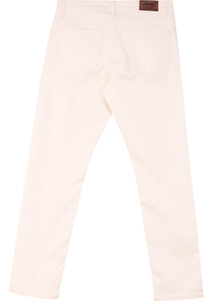 Normal Bel Düz Paça Slim Fit Ekru Erkek Pantolon J4WM-PNT7310 fiyatları