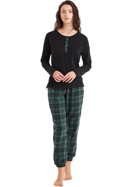 Kadın Pijama Takımı 60477 - Siyah modelleri