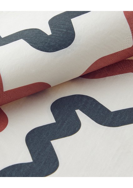 Retro Shapes Kağıt 20'li Kağıt Peçete Pembe modelleri