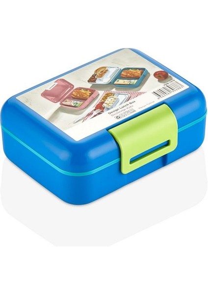 Beslenme Kutusu Çift Katlı Alt Hazne Iki Bölmeli Yemek Saklama Kabı Çatal Kaşık Bıçak Set