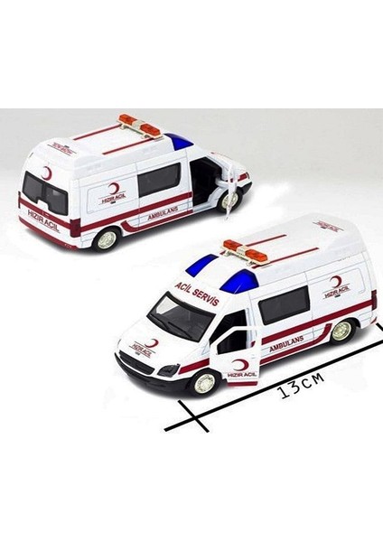 FY5058SA-12D Işıklı Çek Bırak Metal Ambulans