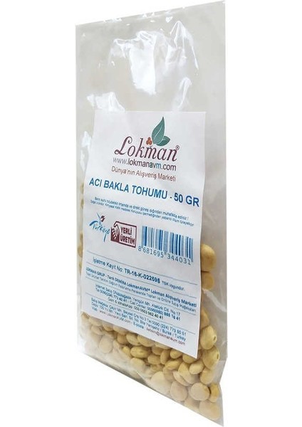 Acı Bakla Tohumu Yahudi Baklası Doğal 50 gr Paket