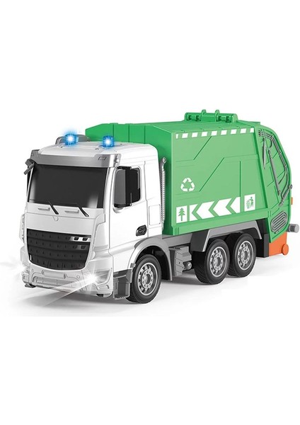 Uzaktan Kumandalı Sesli & Işıklı Garbage Truck Şehir Merkezi Temizlik Çöp Aracı